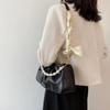 Korean Luxury Crossbody Bag Small Women's Handbags Portable Pearl Shoulder Bag  Purses