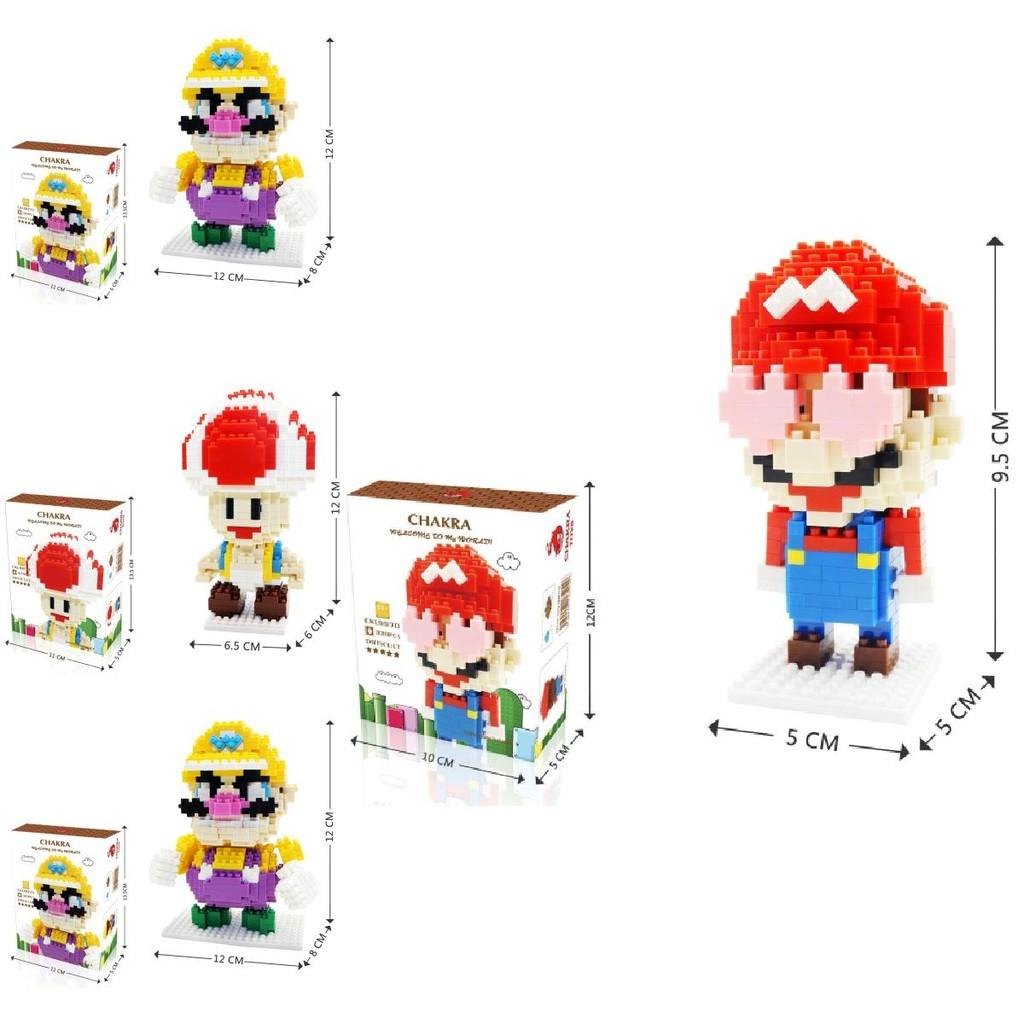 Пластиковая головоломка Super Mario Bros для детей, развивающий конструктор, подарок