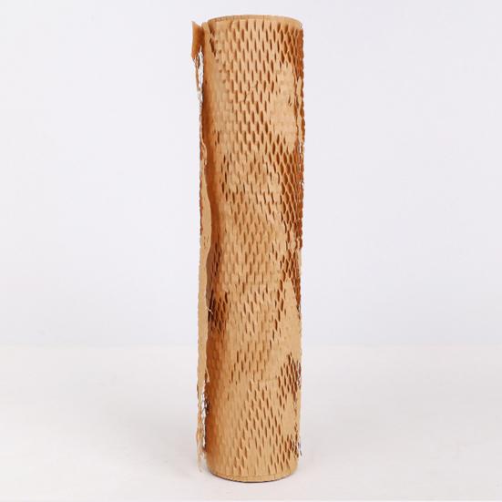 1 Roll Mesh Honeycomb Paper Biodegradable Space-saving Shock-proof Wrapping Paper Honeycomb DIY Roll Tissue Paper Office Supply