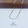 Unisex Snake Chain Necklace Choker Stainless Steel Herringbone Gold Color Fashion Jewelry Gift for Her Women and Men