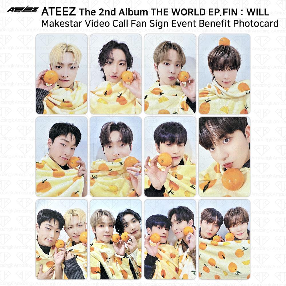 ATEEZ THE WORLD EP.FIN СДЕЛАЕТ видеозвонок Star, подпись фанатов, фотокарточку с выгодой для мероприятия