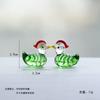 Mini Cute Glass Mandarin Duck Figurine Cartoon Animal Tiny Statue Craft Ornament Home Garden Micro Landscap Decor Accessories