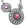 NOA [H9006] — Дизайнерское колье «Кармен» фиолетового цвета