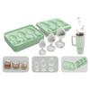 Silicone Reusable Ice Maker Ice Cube Mold Large-capacity Funny Butt Plug Shaped Tray for Events Bars Whiskey DIY Gadgets