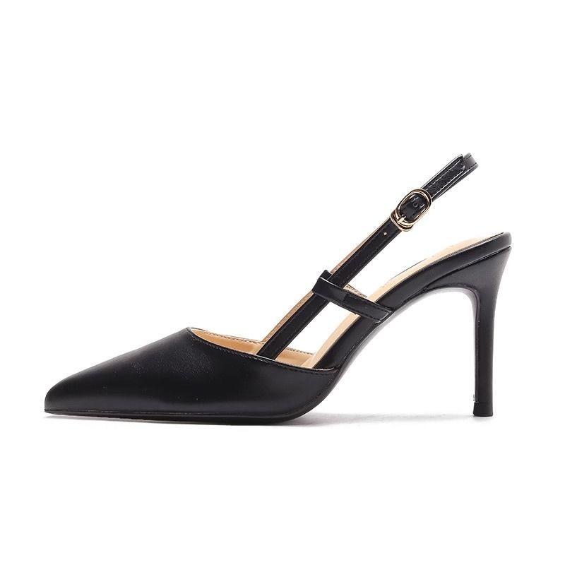 Женские туфли на высоком каблуке, сексуальные туфли-лодочки с острым носком, кожаные сандалии класса люкс, сандалии для женщин, туфли-лодочки, вечерние сандалии, zapatos mujer