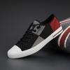 Men's Color Matching Cloth Breathable Men's Shoes Korean Version of The Low Top Sneakers Trend All Match Canvas Shoes Lace Up Cloth Shoes