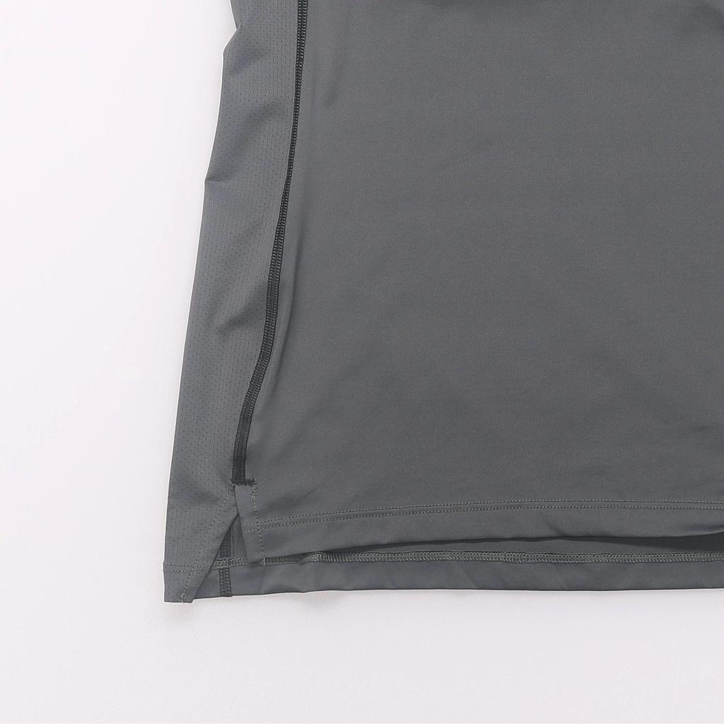 Nike T Shirts Men's Slate Gray Crew Neck Moderate Straight Fit