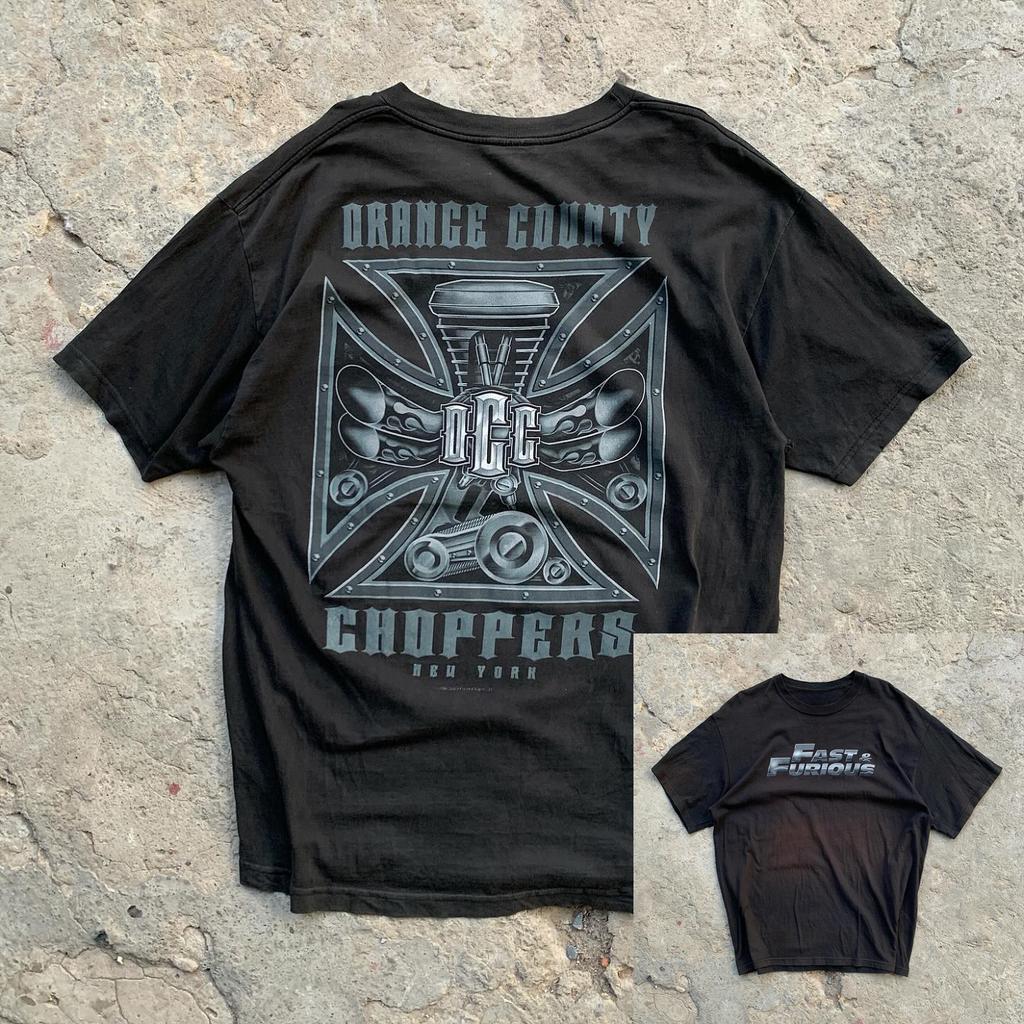 Летняя хлопковая уличная одежда West Coast Choppers Принт бренда Tide Футболка с коротким рукавом Ретро одежда HighStreet Casaul Свободный топ Футболка