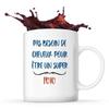 Mug - Poto - No Need for Hair - Ceramic - White - Cylindrical