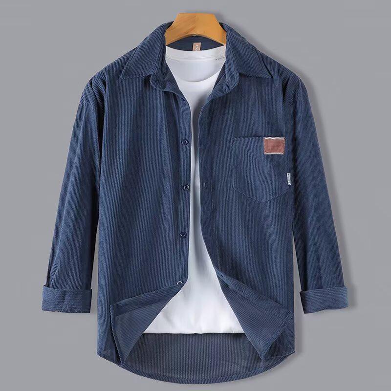 Мужская модная зимняя джинсовая куртка из овечьей шерсти с бархатом, свободный крой, плотное пальто