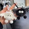 Хэллоуин Искусственный Мех Норки Маленькая Летучая Мышь Маленький Дьяволенок Подвеска для Рюкзака Плюшевый Брелок