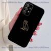 Чехол для телефона D-Drake O-OvO OWL для Samsung S24,21,22,23,30,Ultra,20,Plus,Note,10,9, Черный мягкий силиконовый чехол