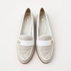 Туфли на низком каблуке, плоские, сделаны в Японии, цвет белый, слоновая кость 133045100011 [Diana] 23,5 см