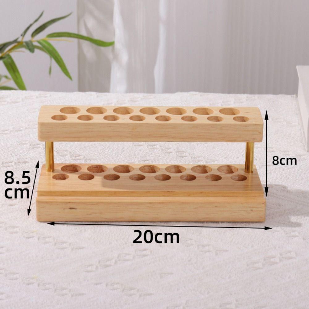 Creative Walnut Pens Holder Multifunction Toothbrush Holder Brush Display Case  Office/School