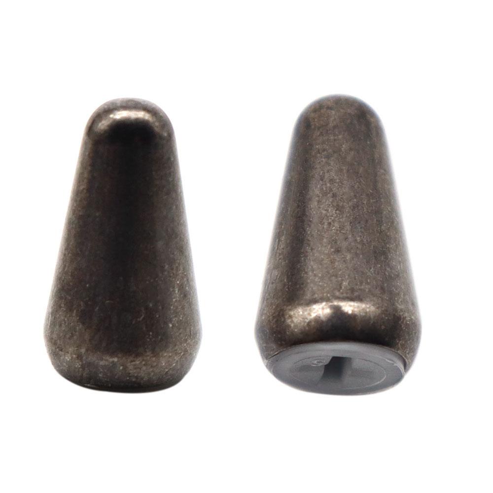 1pcs/2pcs Brass Guitar Switch Cap Metal Toggle Switch Tip Embedded Cross Core Expandable Hole for ST TL Guitar Accessories