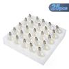 AC230V Globe LED G40 Bulb Lamp 25 Pack E12 Base Socket Holder IP44 Water Resistance Warm White for