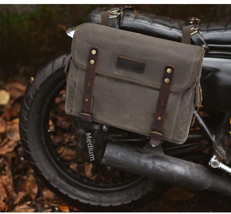 Водонепроницаемая съемная сумка-седло мотоцикла – кожаная сумка на одно плечо для езды на велосипеде