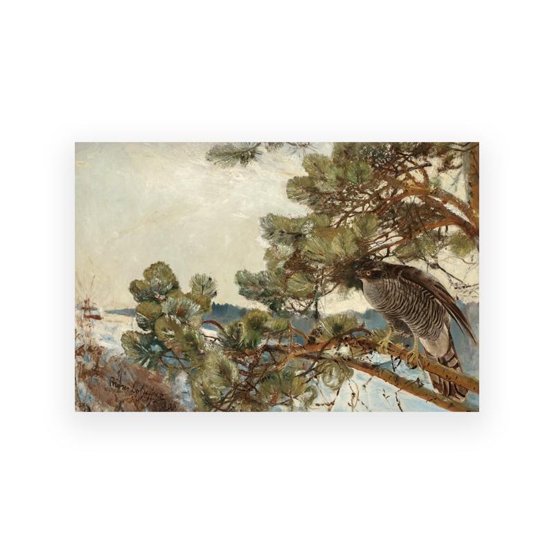 Рождественская галерея настенных художественных принтов, деревенская зимняя масляная живопись, холст, постер, праздничные декоративные настенные картины, декор стен в стиле фермерского дома