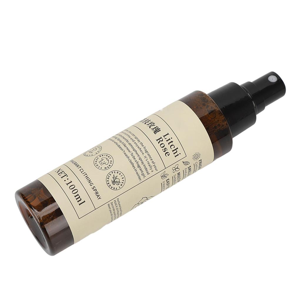 Lychee Rose Scent Fabric Refresher Spray Odor Eliminator Fine Mist Light Fragrance Laundry Scenting