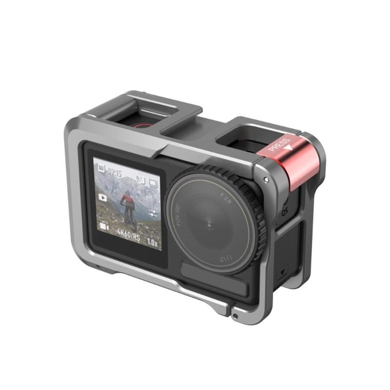 Металлическая клетка-риг для Action 5Pro, Защитная рама с креплением "холодный башмак" для световых аксессуаров