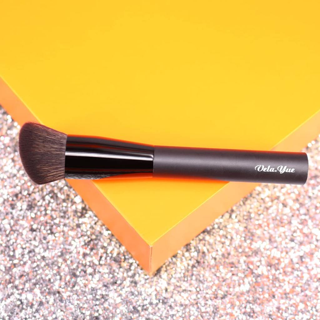 Vela.Yue Foundation Brush Makeup Brush Rounded Dome-shaped Brush Cut Diagonally