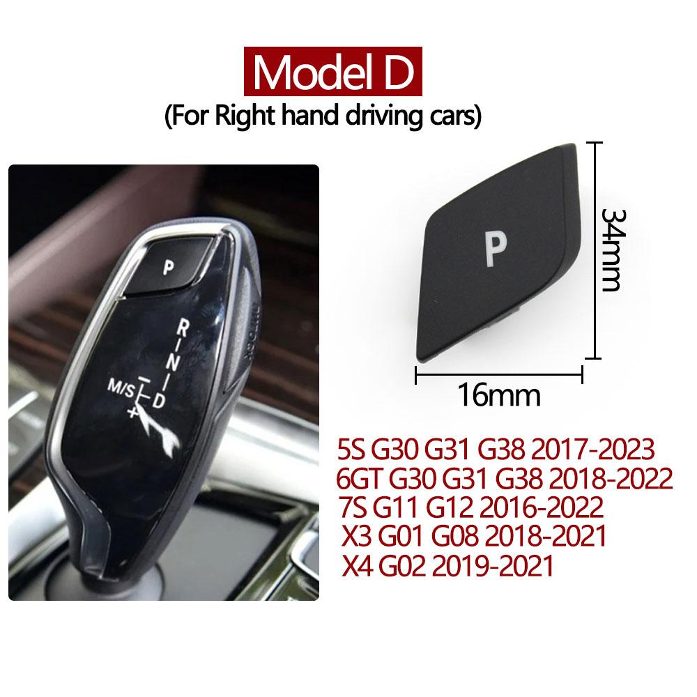 LHD RHD Car Gear Lever Auto Parking Button Letter P Button For BMW 1 2 3 4 5 7 X3 X4 X5 X6 E60 F20 F21 F30 F34 F36 F10 F11 F25