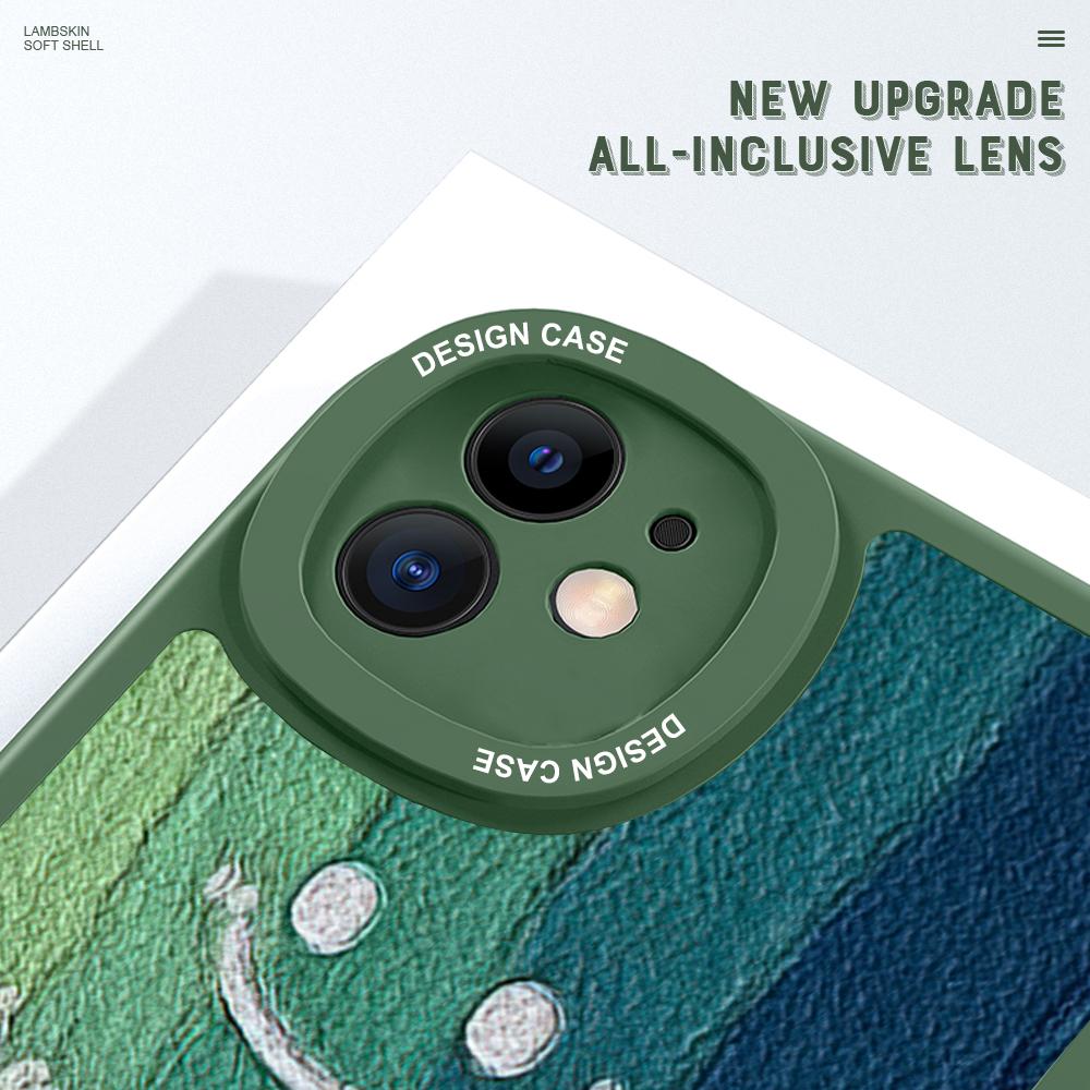 Slim Skin Feeling Cartoon Multicolor Splice Soft Silicone PU Leather Cover Phone Case for iPhone Samsung Huawei Honor Xiaomi Redmi OPPO Realme Vivo