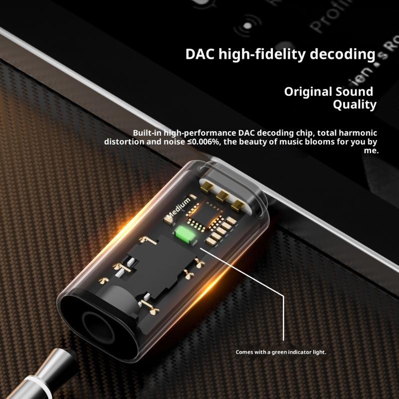 1 шт. Адаптер Type C на 3,5 мм аудио Адаптер для наушников AUX для телефона 15 Galaxy S24 S23 Ultra Адаптер USB Type C на 3,5 мм Aux