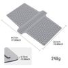 Grey/Black Kitchen Sink Protector Heat Resistant Divider Mat  Sink Protection