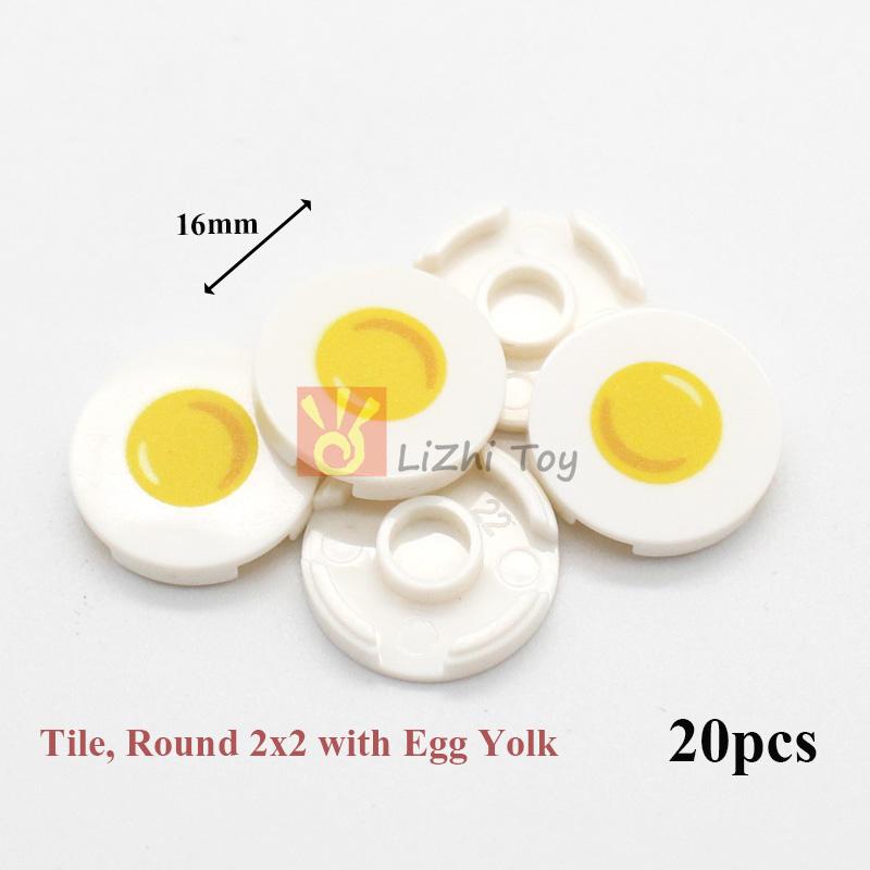 MOC Городские уличные фигурки Вид Печать Еда Десерт Традиционная китайская кухня Строительные блоки Монитор Глаза Кирпичики Напечатанные игрушки