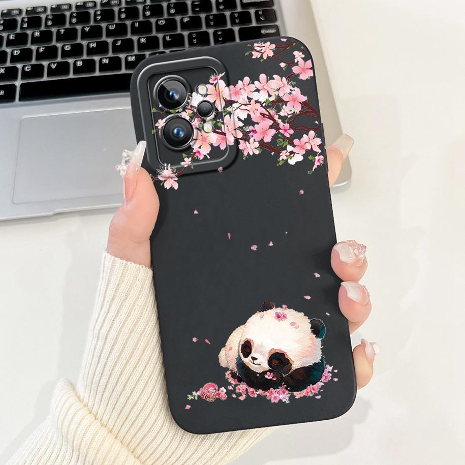 For Realme GT Neo 2 Case RMX3370 Silicone Cover Creative Panda Rabbit Shockproof Bumper For Realme GT2 Pro GT 2 RealmeGT2 Fundas
