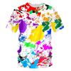 Футболка с круглым вырезом для мужчин и женщин в стиле хип-хоп, фитнес, 3D, с принтом тай-дай, толстовка, индивидуальная, цветная, большого размера