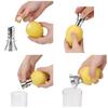 Fruit Tool Gadgets Stainless Steel Juice Squeeze Manually Lemon Squeezer Hand Juicer Pourer Screw For Lemon Orange Limes Citrus