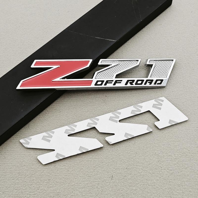 3D Metal Logo Z71 Emblem Car Front Grille Badge Trunk Sticker For Chevrolet Tahoe Colorado Cheyenne Chevy Silverado Accessories