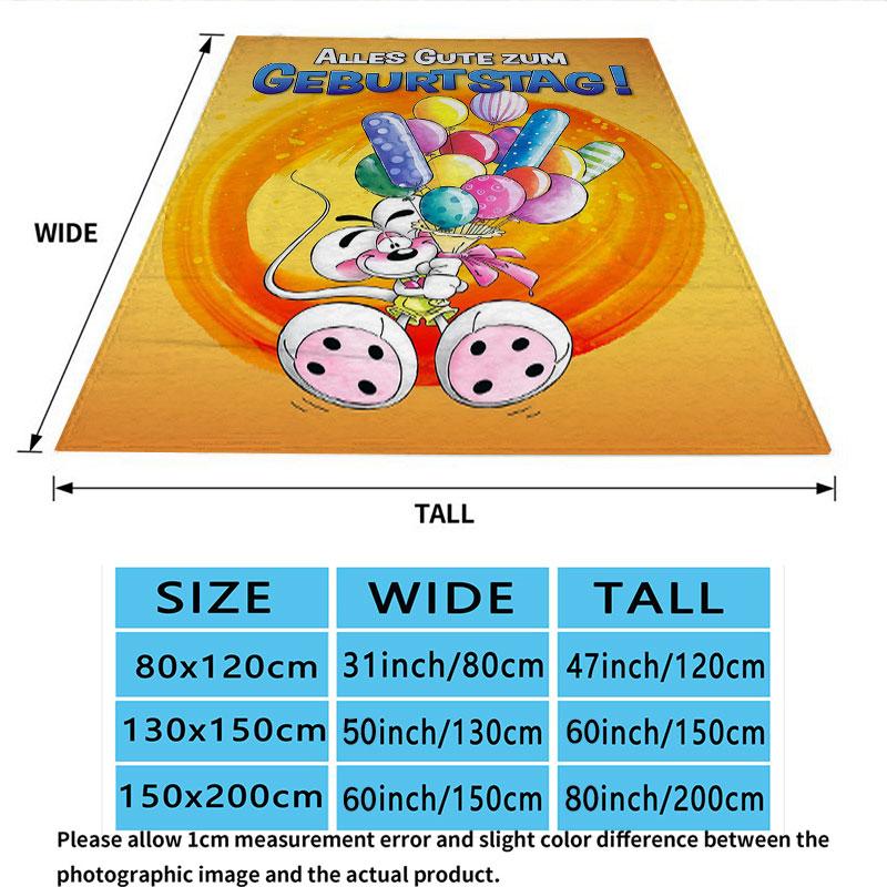1PC Diddl Blanket, High quality Comfortable for All Seasons, Home Decor, Warmth and Comfort