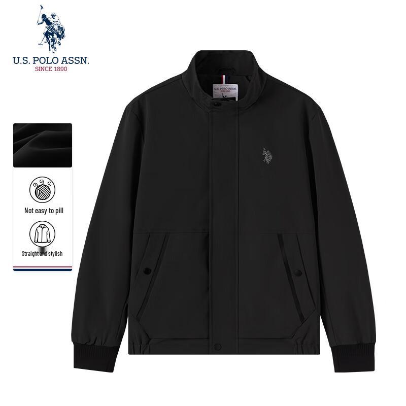 U.S. Polo Assn. Мужская осенне-зимняя куртка в стиле business casual со стойкой