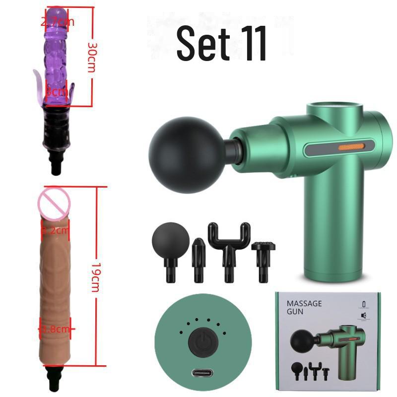 Women's Multifunctional Silicone Massage Gun for Muscle Relaxation