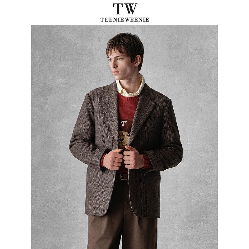 Teenie Weenie Мужской блейзер в стиле business casual из смесовой шерсти
