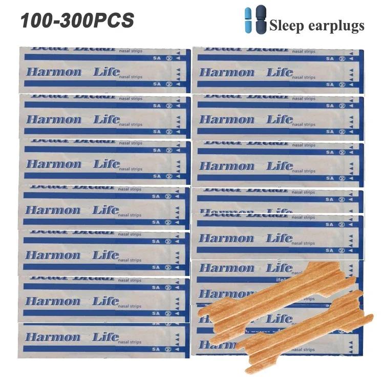 100/200/300 шт. Дыхательные носовые пластыри Right Aid Stop Snoring Пластырь для носа Высококачественный пластырь для сна Продукт Облегчение дыхания Случайный рисунок