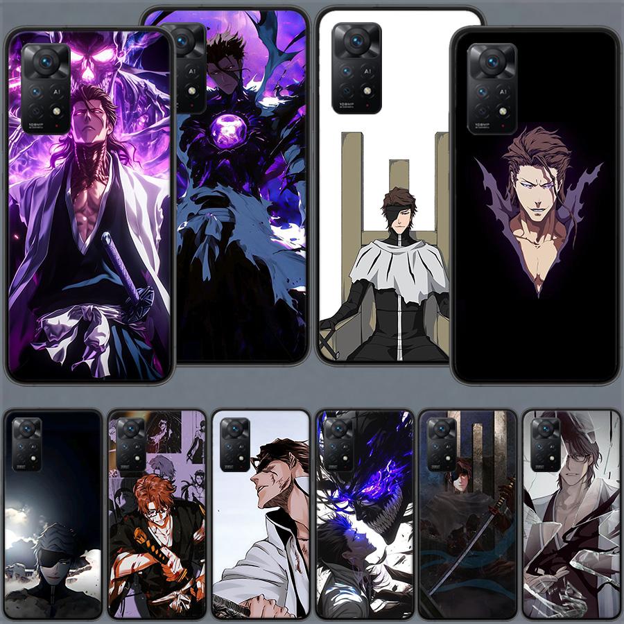 Чехол для телефона Bleach Айзен Сосуке для Redmi Note 13 14 15 Pro Plus 12 13C 12C 15C 9 10 10C 9T 9C 9A TPU Мягкий Чехол Прозрачный Чехол для Телефона