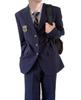 Студенческий XL [AOTYP] Мужской костюм, Униформа, Школа, Одежда, Однотонный, Пиджак, Формальный, Стандартный, Весна, Лето, Осень, Темно-синий, Темно-синий,