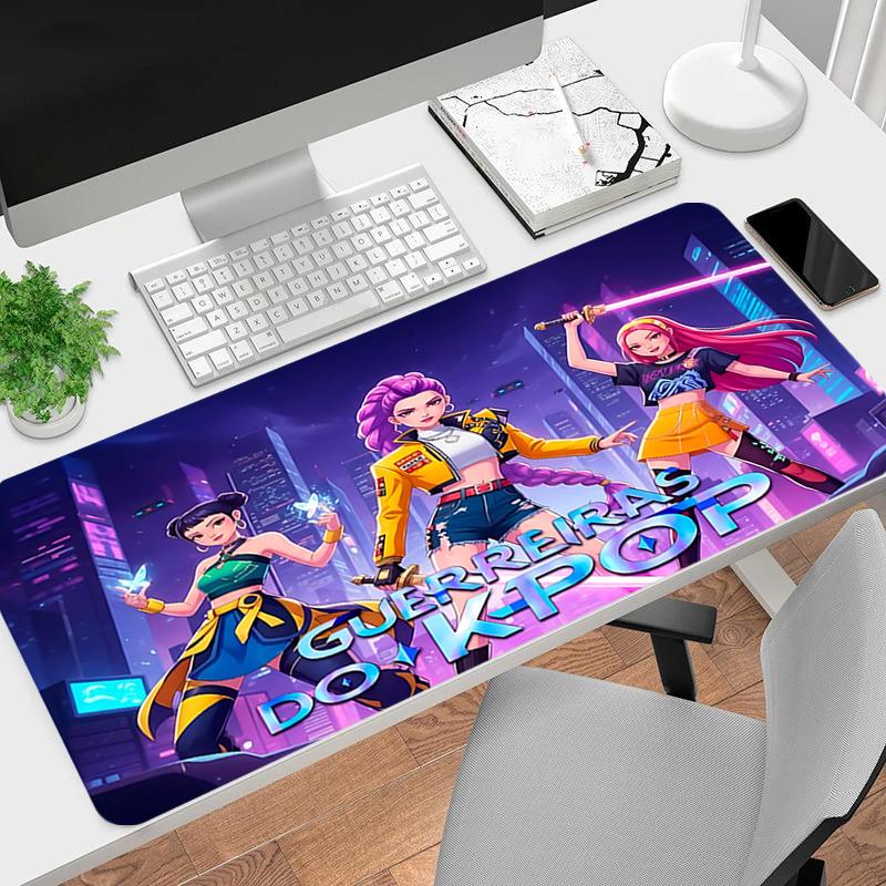1Pc Guardians Kpop Gaming Mouse Pad Keyboard Desk Mat Non-slip Rubber Lock Edge Waterproof Computer Mousepad for Office Home Decor S1454