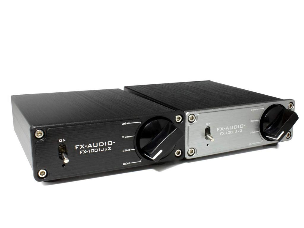 TPA3116 Digital Amplifier IC Equipped 60W x 2ch Parallel BTL Dual Mono Power Amplifier FX-AUDIO- FX-1001Jx2 (Black)