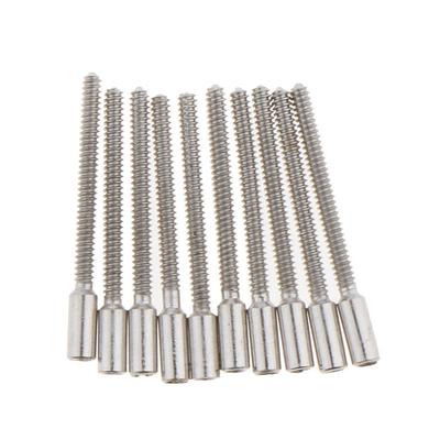 10 штук Удлинители штоков Удлинители Ремонт Штоки часовых головок Резьба 0,9 мм для самостоятельных ремонтников Часовщиков