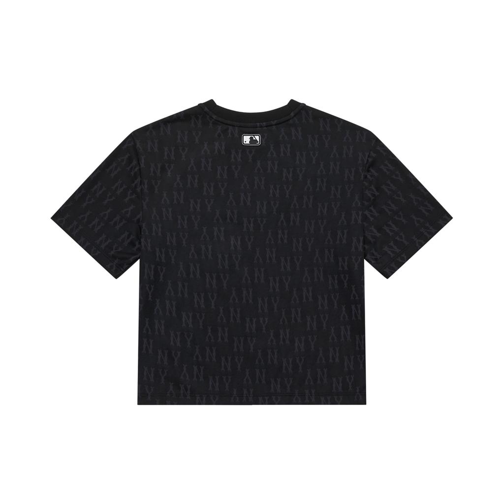 New MLB MONOGRAM Collection New York Yankees Regular T Shirt Women's Black 3FTSMA143-50BKS