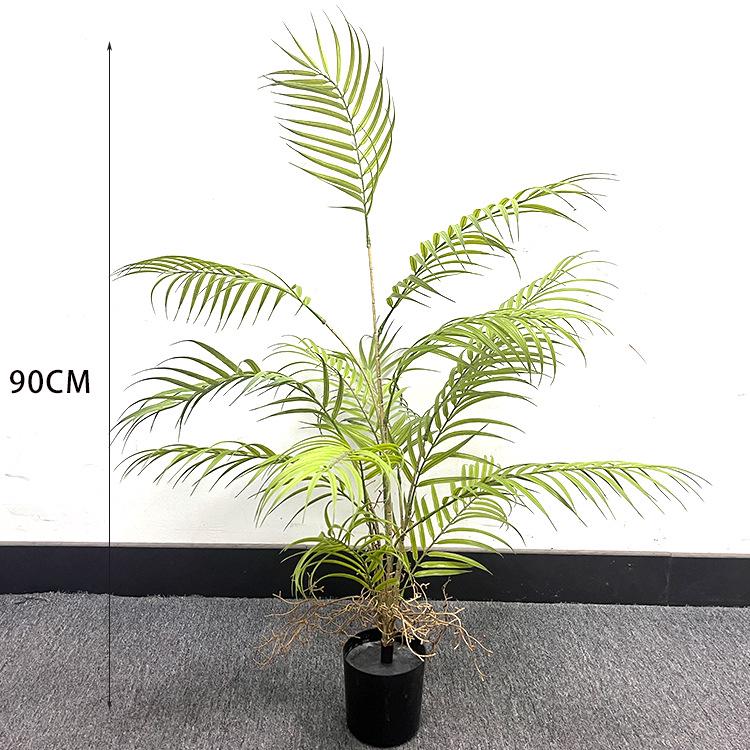 Potted Turtle Back Bonsai: Faux Floor Plant Decoration - Small Green Simulation Ornaments for Living Room