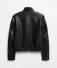 Lmood Monarch Leather Blouson Jacket Black