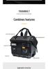 TOUGHBUILT TB-CT-62-12 Большая открывающаяся многофункциональная сумка для инструментов с жестким дном