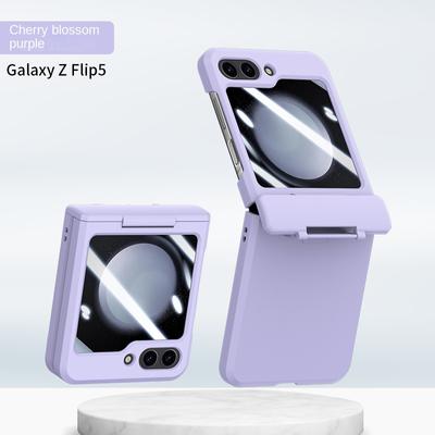 Жесткий пластиковый чехол для телефона Samsung Galaxy Z Flip 5 4 3 Flip5 Flip4 Flip3 5G, полный комплект, защитный чехол на шарнирах