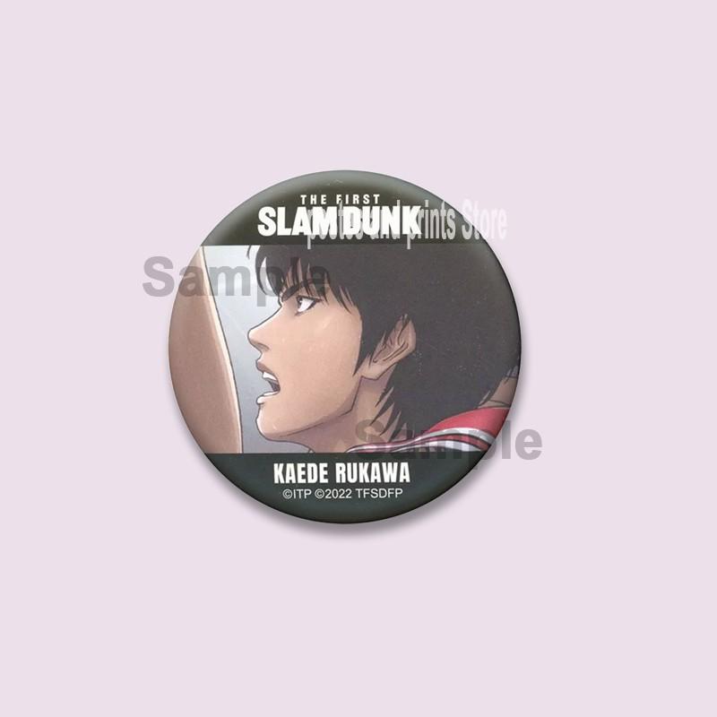 Anime Hanamichi Sakuragi Kaede Rukawa Coin Badge Cartoon Role Playing Brooches on Backpack Jewelry Pins Accessories Friend Gifts